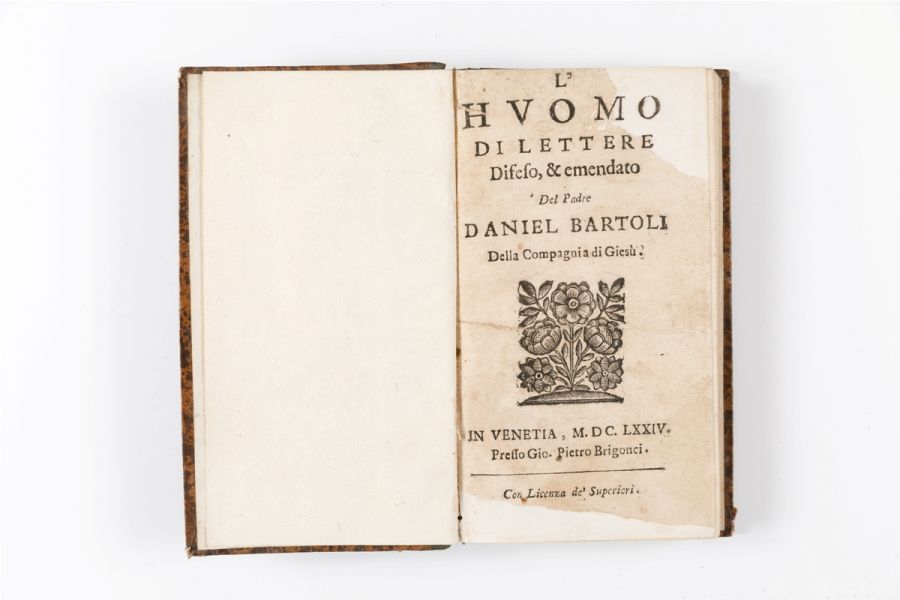 L'huomo di lettere difeso, & emendato del padre. 1674