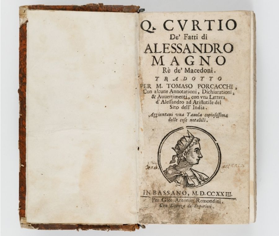 De'Fatti di Alessandro Magno… Q Curtio. 1723