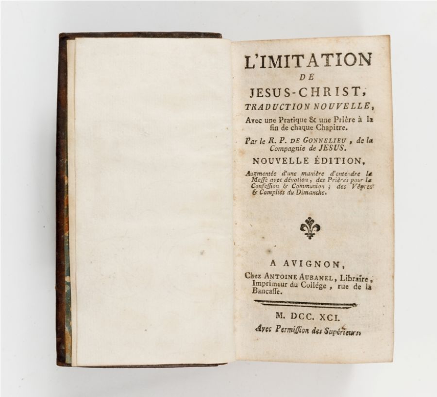 L’imitation de  Jesus-Christ. 1750