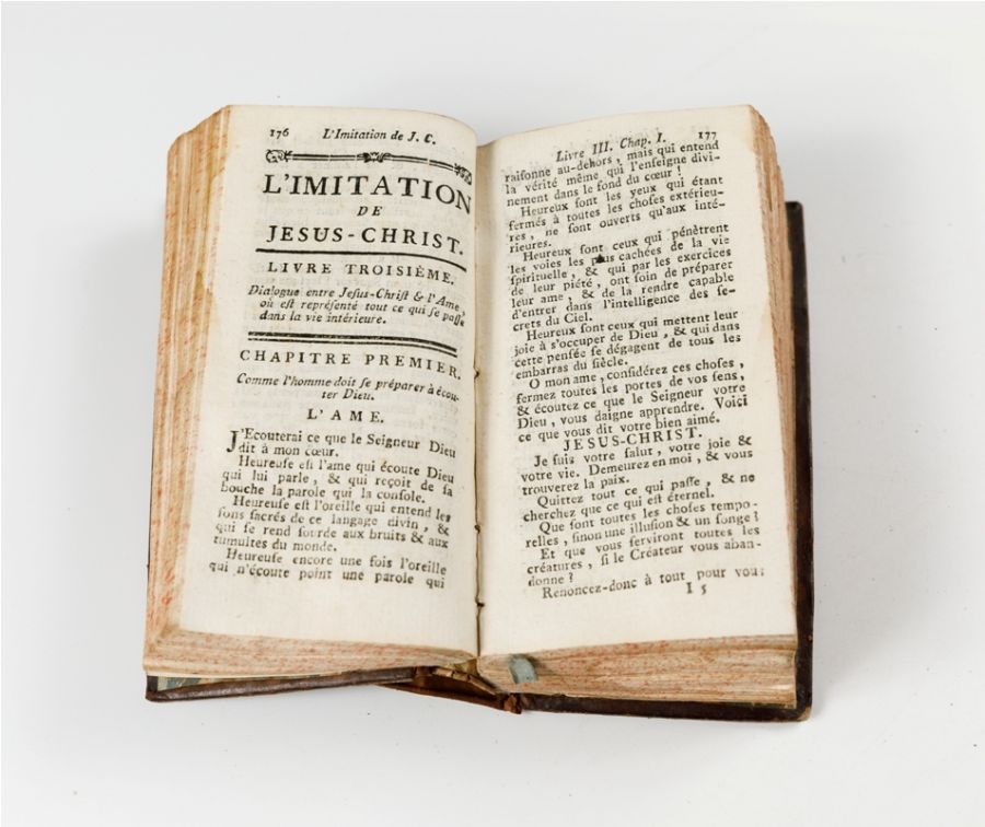 L’imitation de  Jesus-Christ. 1750