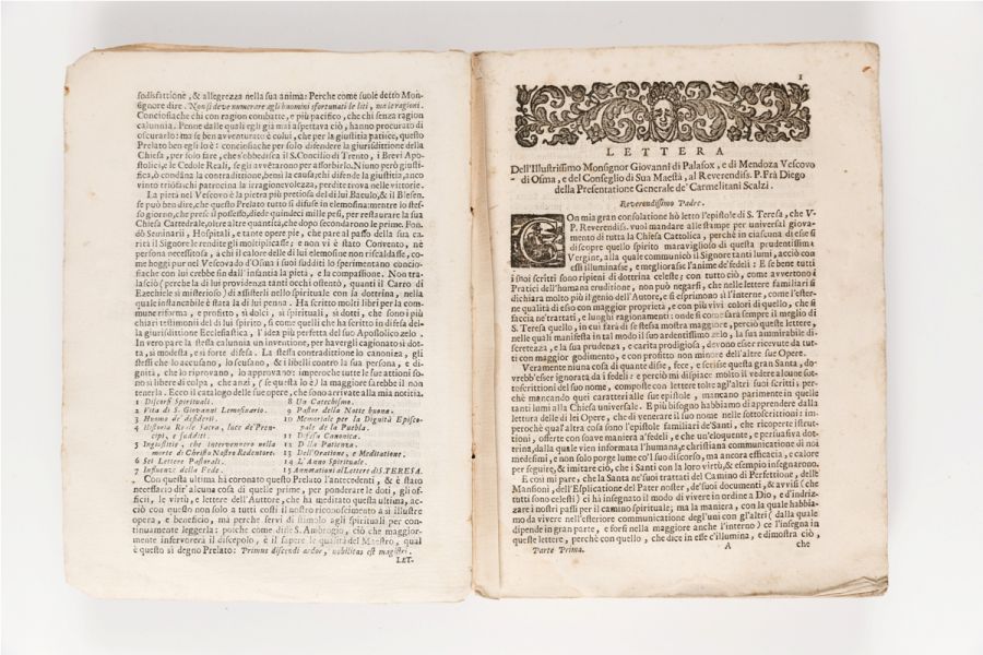 Lettere della Santa Madre Teresa di Giesu. 1721