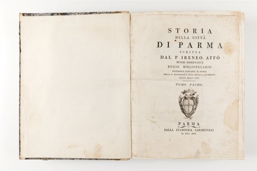 Storia della citta di Parma. 1792