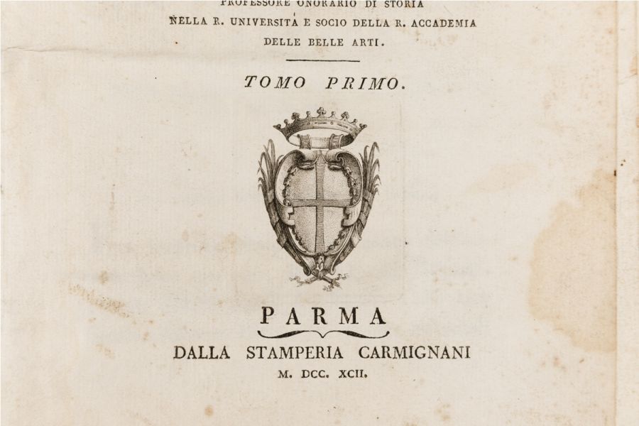 Storia della citta di Parma. 1792
