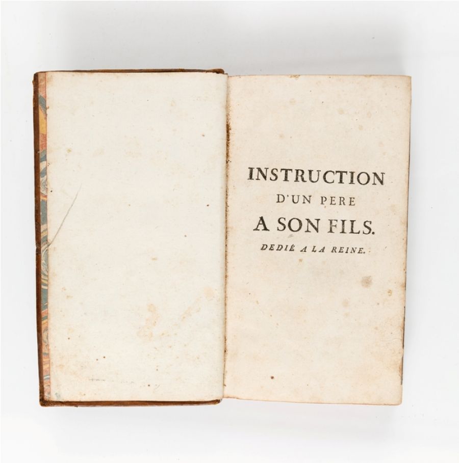 Instruction d’un père a son fils. 1750