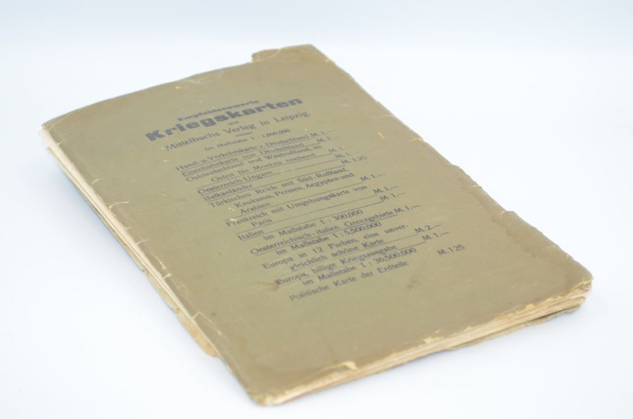Mittelbach`s Kriegskarten. Ostdeutschland - Westrußland-Nordostösterreich (von Posen bis Moskau, von Petersburg bis Wien). 1915