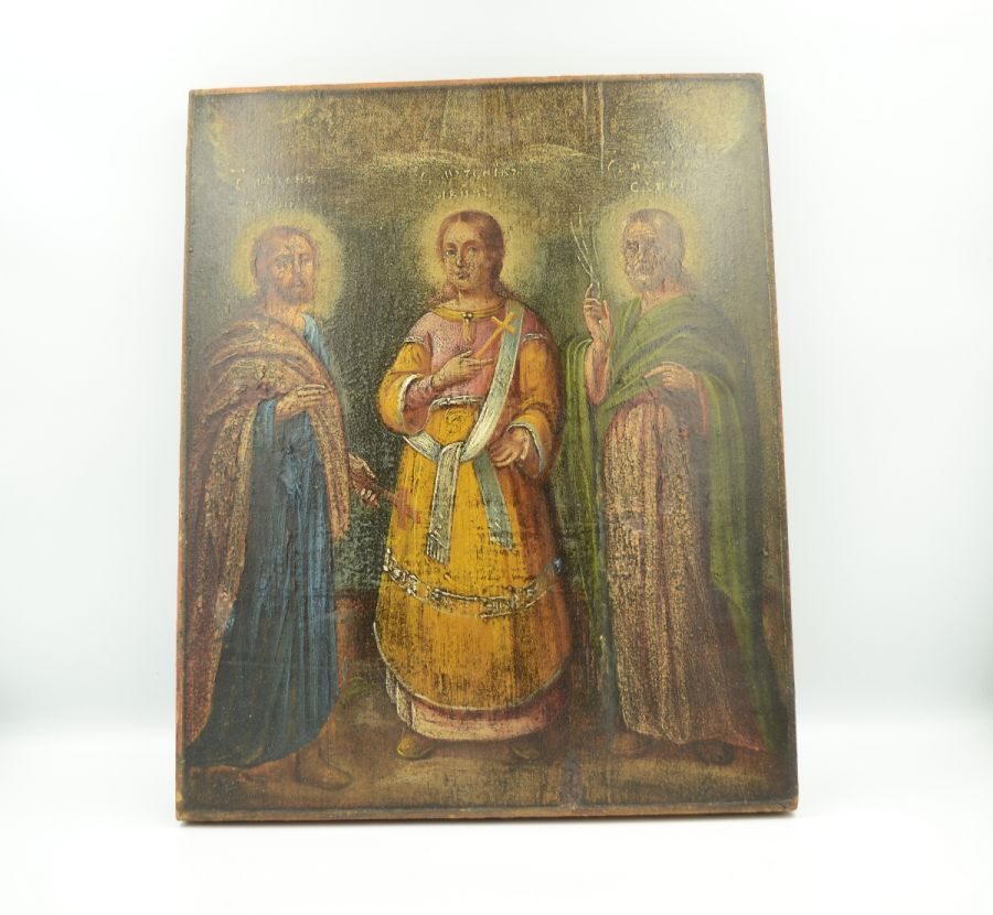 Ікона Святі мученики і сповідники Гурій, Самон та Авів